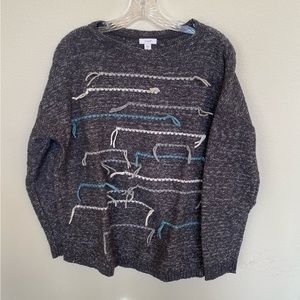 J.Jill purejill sweater Size M with cute detailing